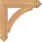 Ekena Millwork Thorton Arts & Crafts Smooth Bracket, Western Red Cedar, 3 1/2"W x 20"D x 20"H BKT04X20X20THR03SWR - alternate 2